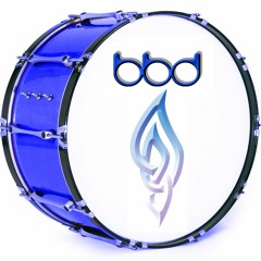 Blue Bass Drum