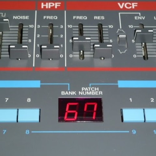 Korg Monologue, Waldorf Pulse 2, Roland JX-03, Boss CE-20 and Boss RC-505