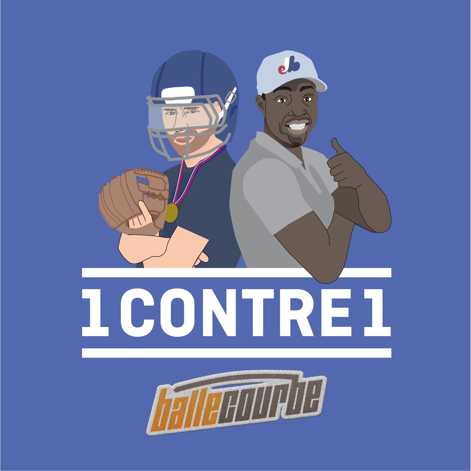 Cover art for the 1 contre 1 podcast