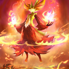 Delphox Fire