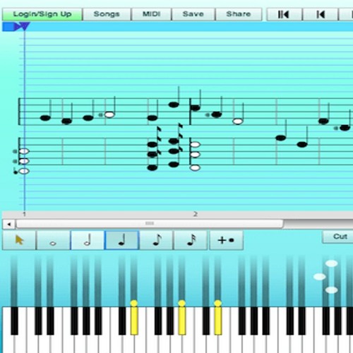 Waka Waka This Time For Africa Lyrics Shakira Piano Tutorial By Synthesia Piano Music