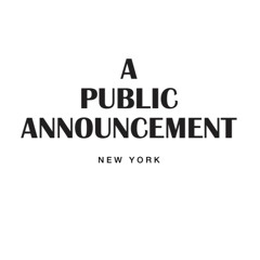 A Public Announcement