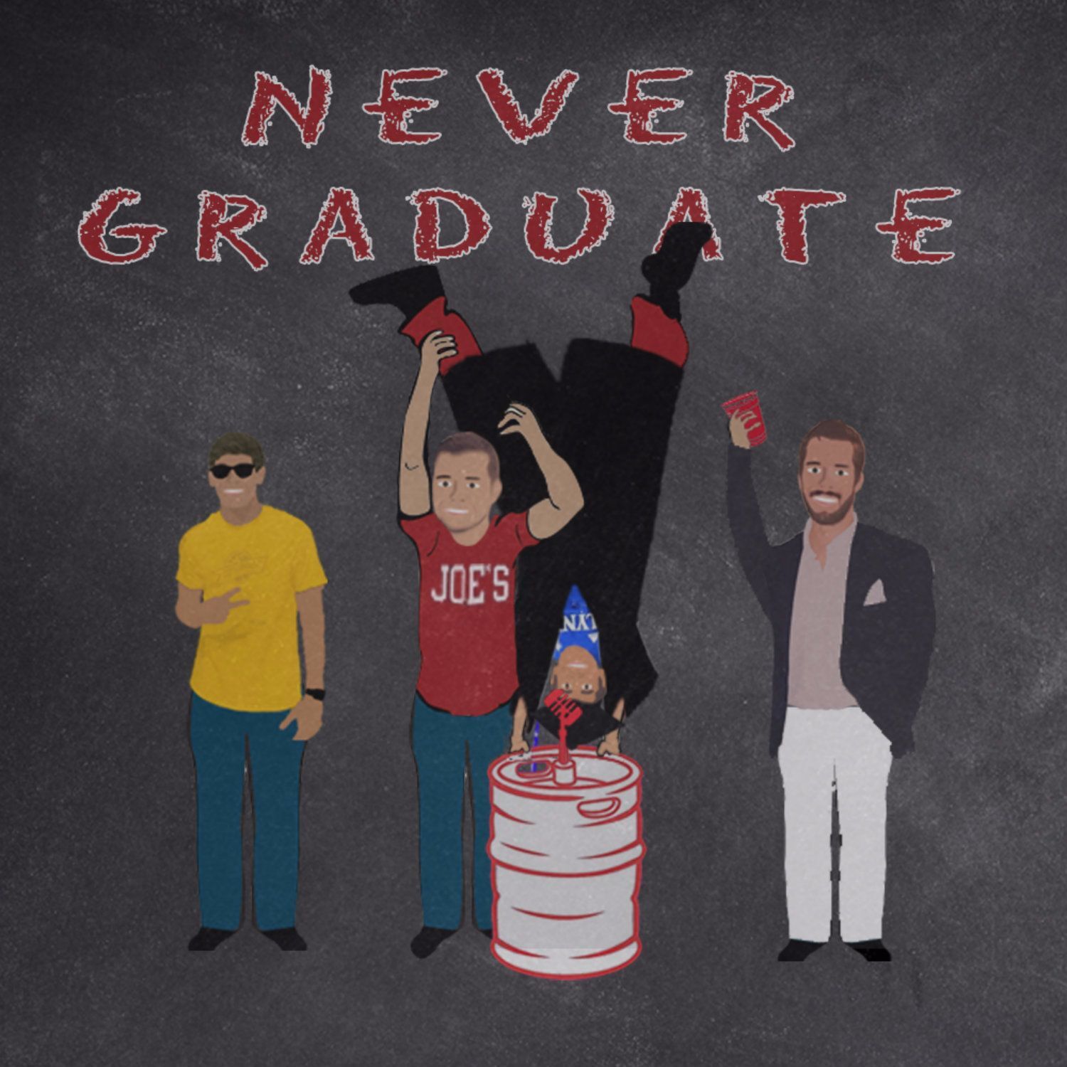 The Never Graduate Show podcast artwork