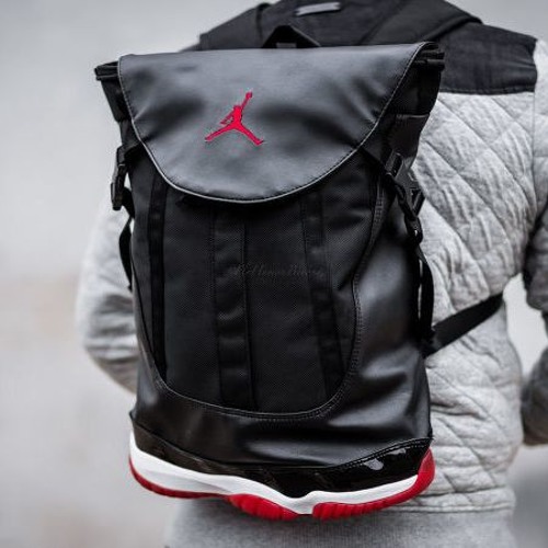 michael jordan leather backpack
