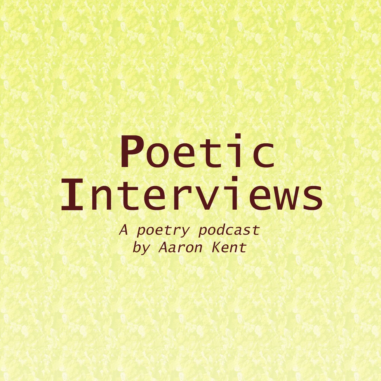 Poetic Interviews: Interviews with poets using poetry cover