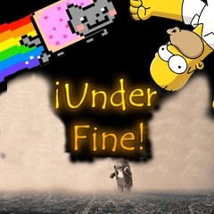 under fine