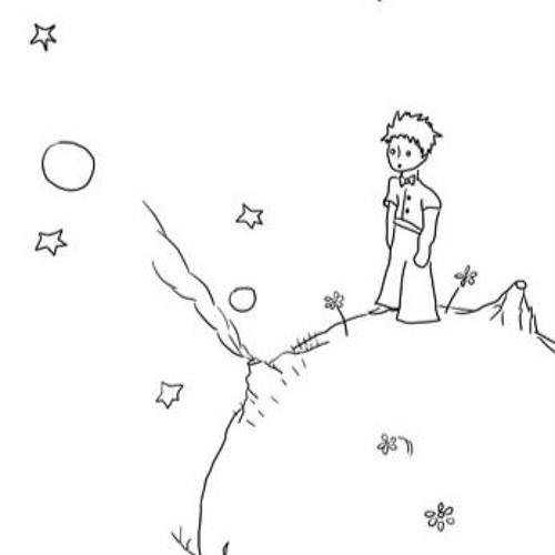 Рисунок маленький принц легкий