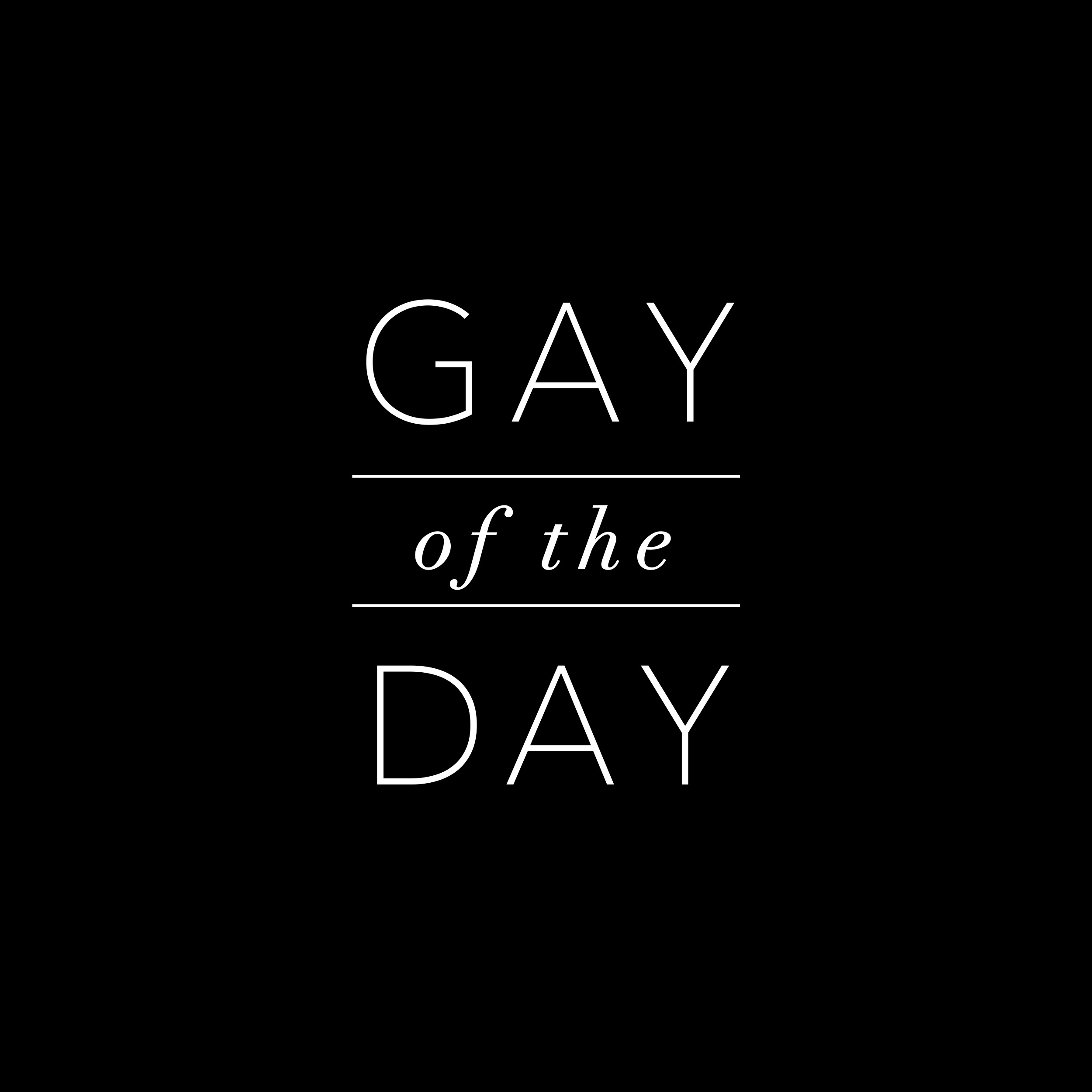 Gay of the Day. Profiling notable LGBT people from history.