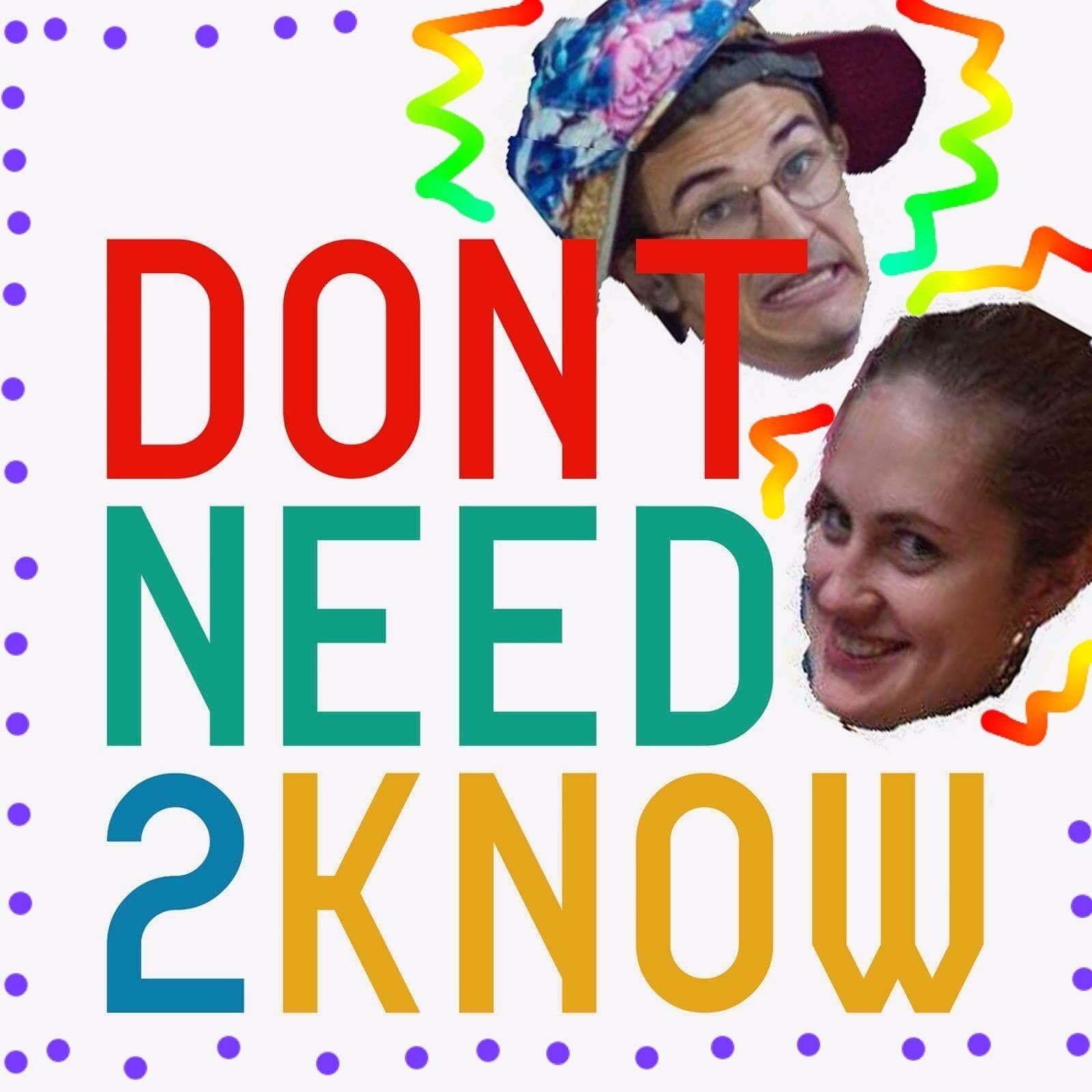Don't Need To Know Podcast podcast artwork