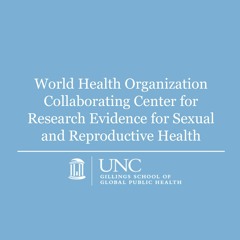 WHO Collaborating Center @ MCH Chapel Hill