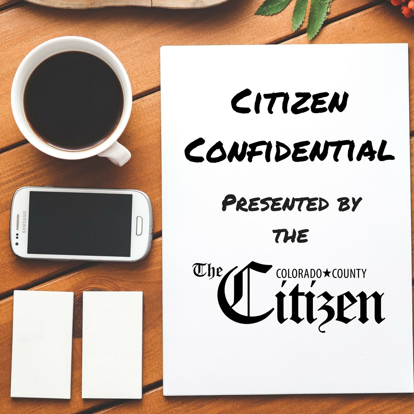 Citizen Confidential podcast artwork