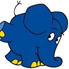 der blaue Elefant aus der Sendung mit der Maus