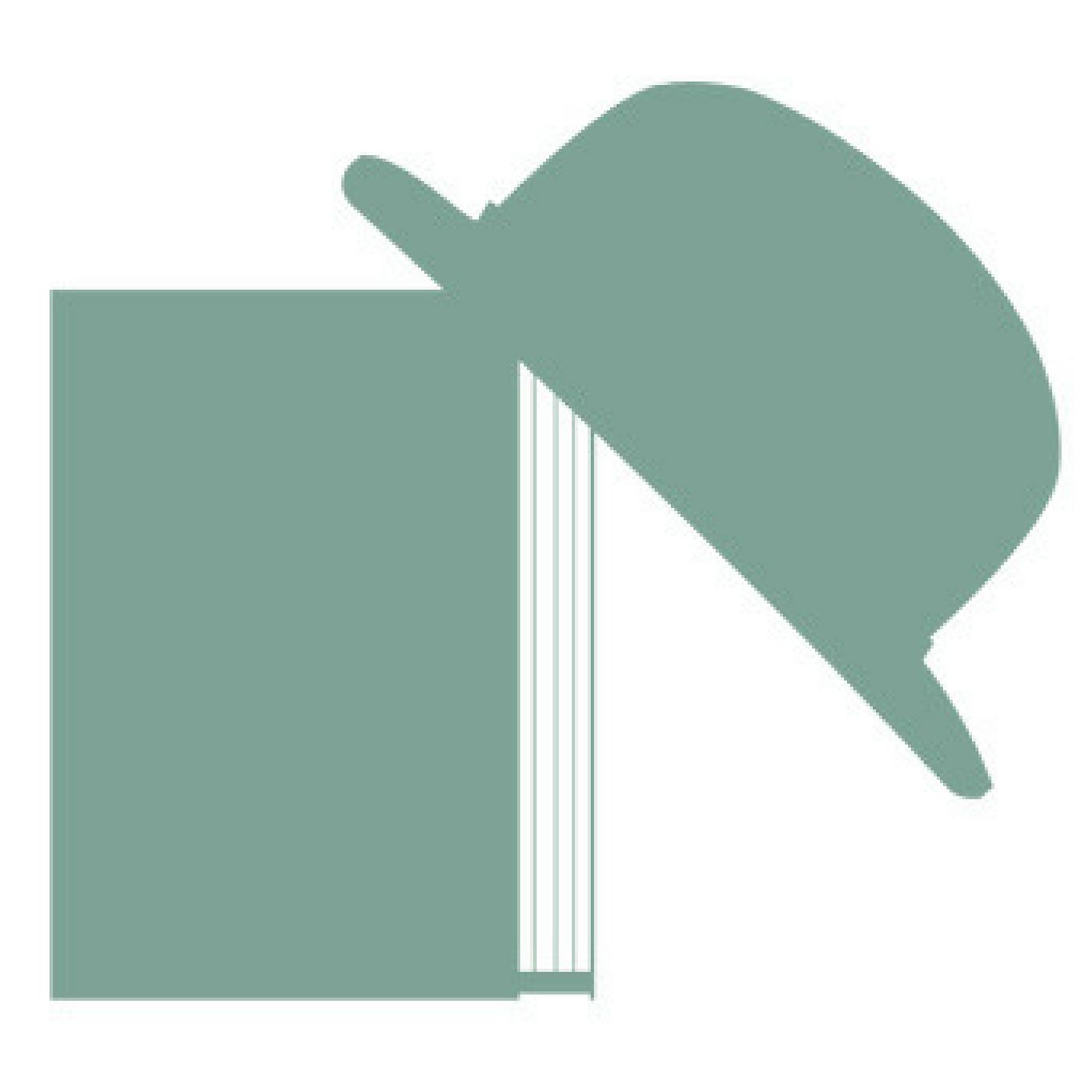 Chapeau melon et livres en cuir