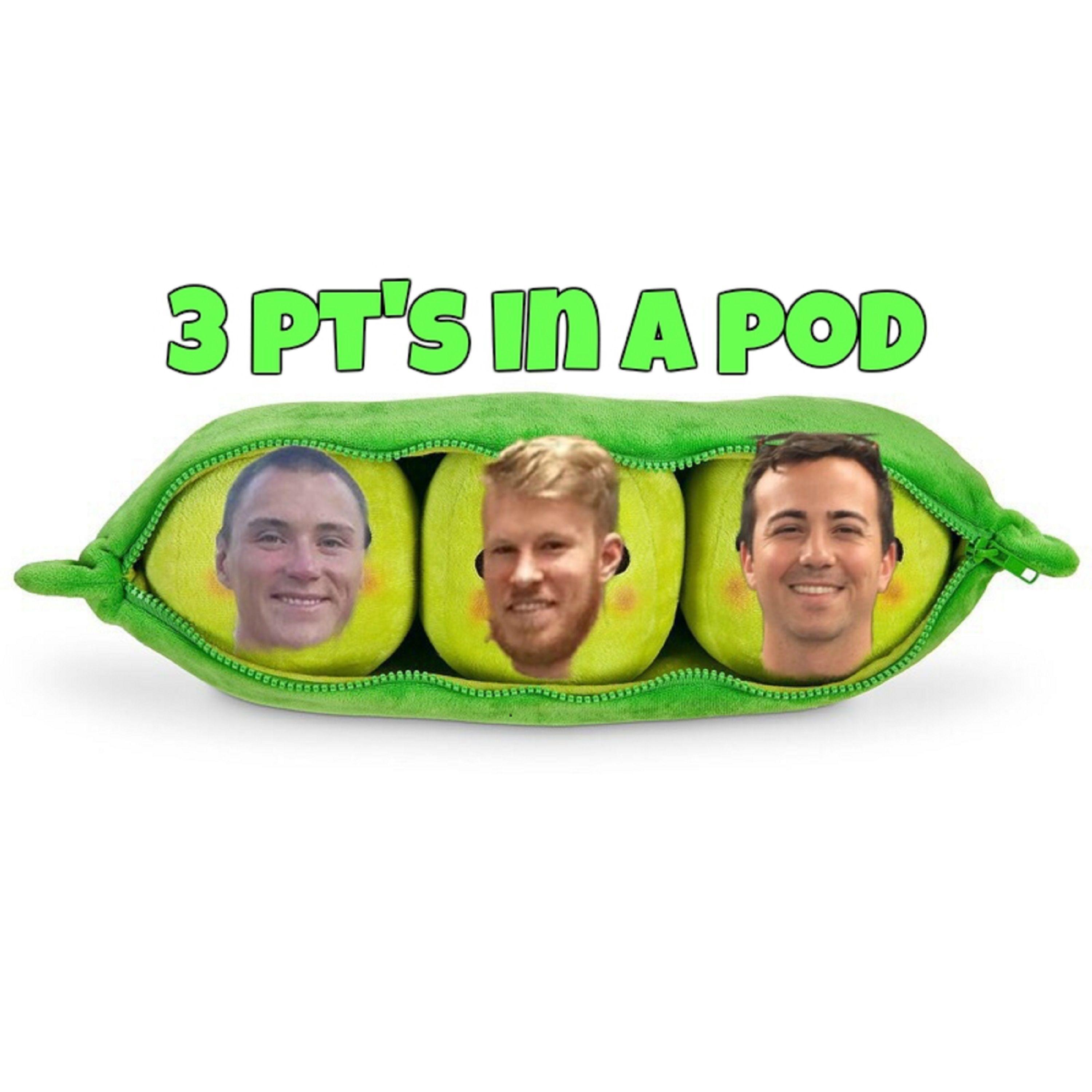 3 PT's in a Pod podcast artwork