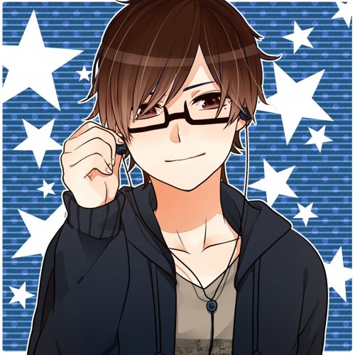 Anime guy with glasses and brown hair