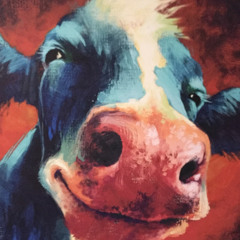The blueberry-milk Cow