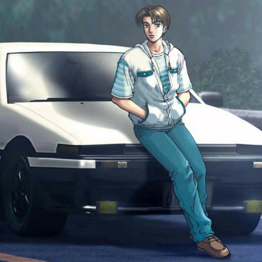 イラスト Takumi Initial D Takumi Fujiwara AE86 Manga