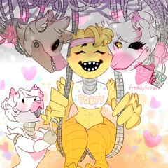 The buddies t. chica and mangle X3😋💐👭