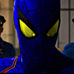 Blue spiderman