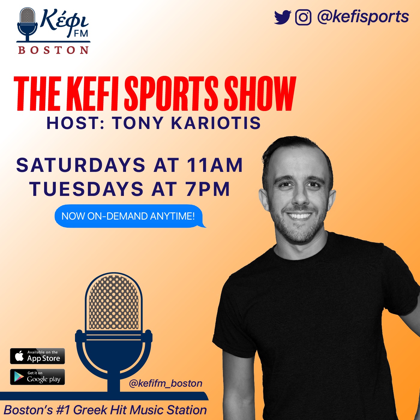Kefi Sports Show with Tony Kariotis