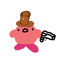 kirb has a gun