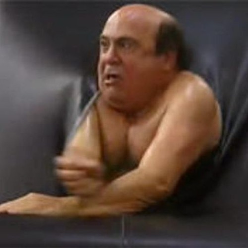 Danny Devito Coming Out Of A Couch