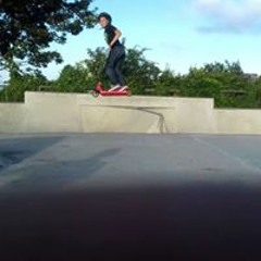 Epic scooter rider