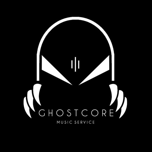 Music service. Ghostcore. Techno Music logo. Ghostcore autfet.