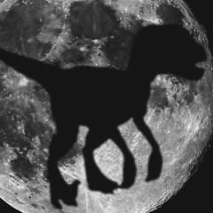 badass velociraptor on the moon