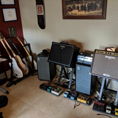 A man and his loop pedal, dreaming of lands far away