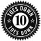 10 TOE$ DOWN MG