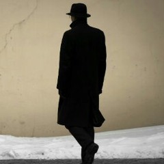 Man in black