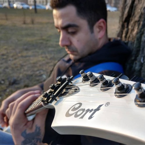 Stream Bach Air on the G string Electric guitar by Eyad Khalil