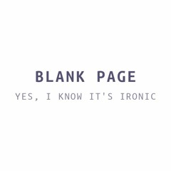 BLANK PAGE