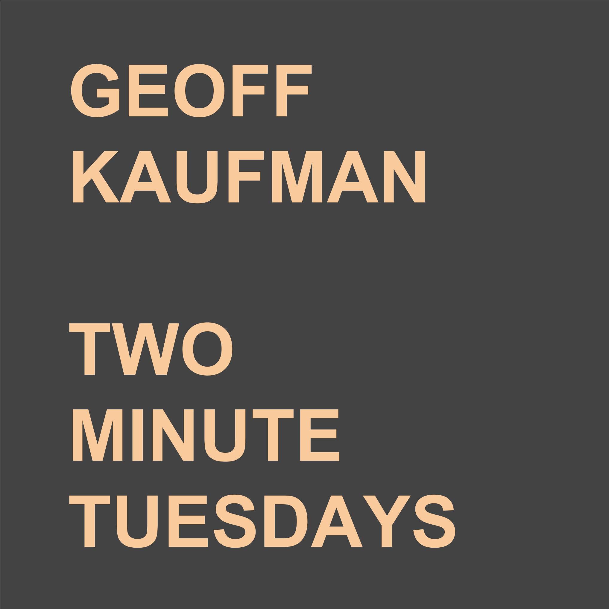 Two Minute Tuesdays podcast artwork