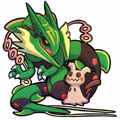 A Rayquaza with HeadPhones