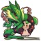 A Rayquaza with HeadPhones