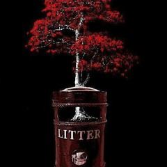 The big bonsai who lives in a litter bin