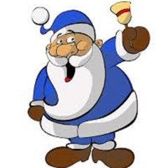 Blue Santa Claus