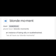 Blonde Moments Podcast