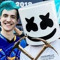 marshmello, blake shelton fan