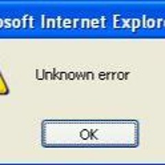 unknown error