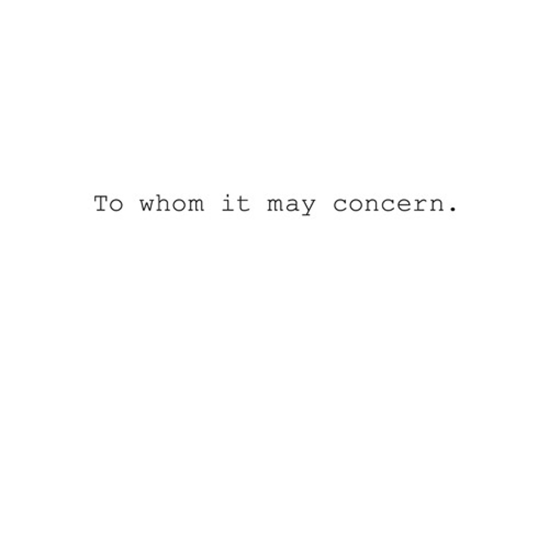 Stream To whom it may concern. music | Listen to songs, albums