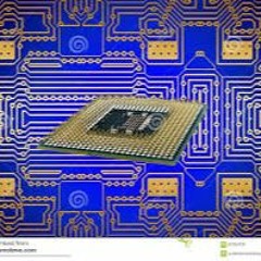 tunnel of colored lights