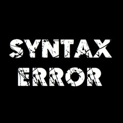 Syntax Error
