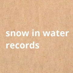 Snow in Water Records
