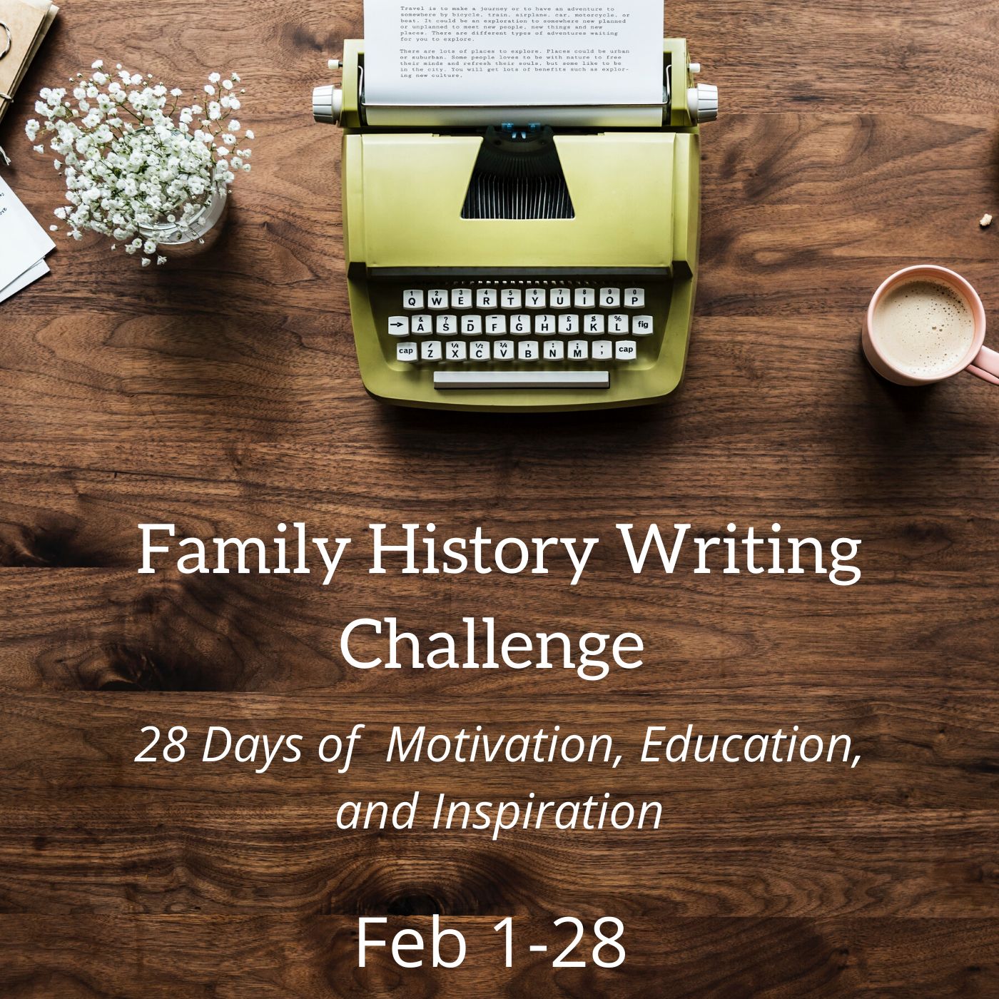 Family History Writing Challenge