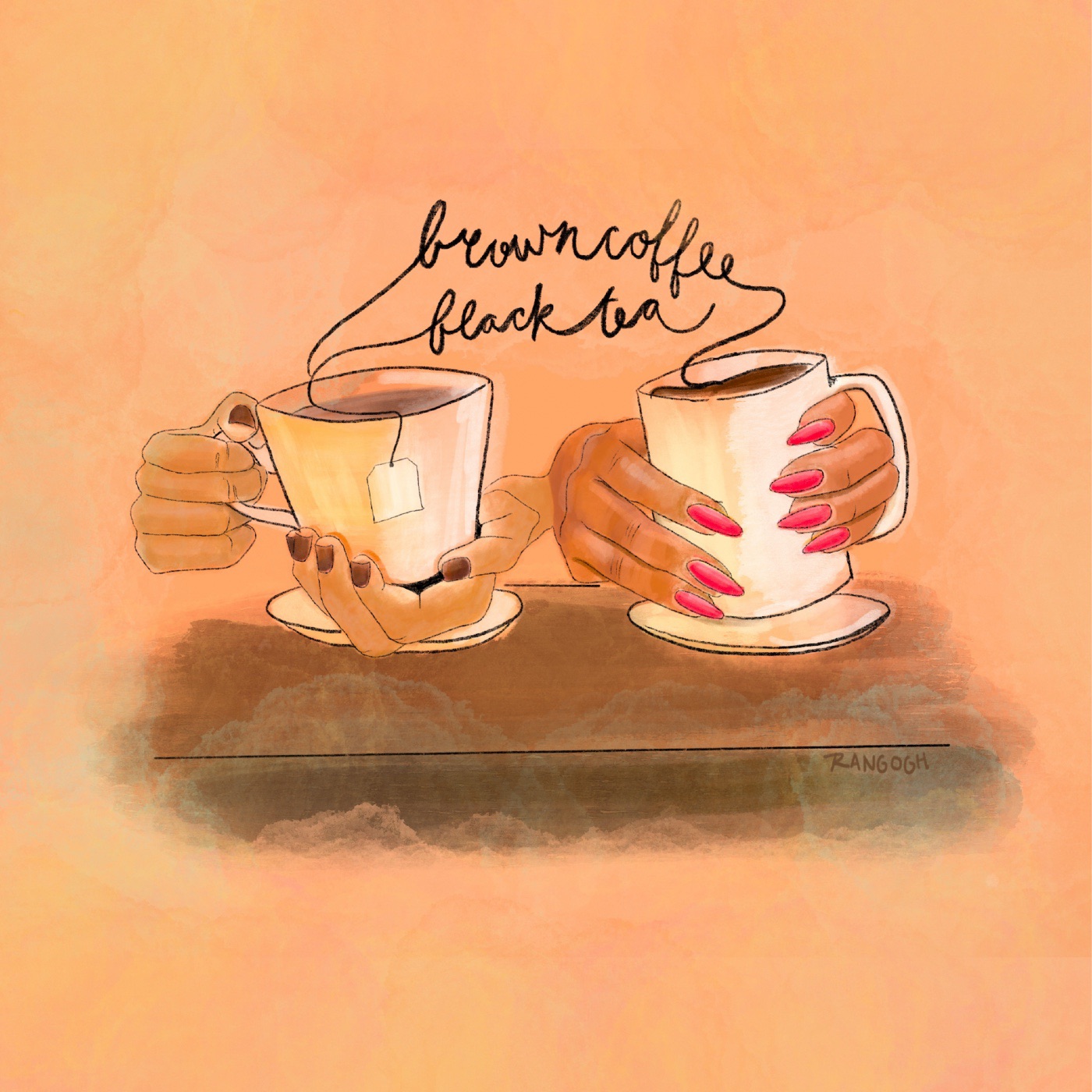 brown coffee black tea podcast artwork