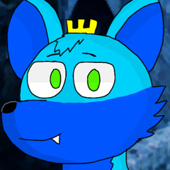 Blue king fox the fox