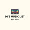 DJ's Music List